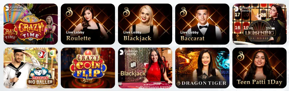 Jeux de casino en direct PARIS CASINO